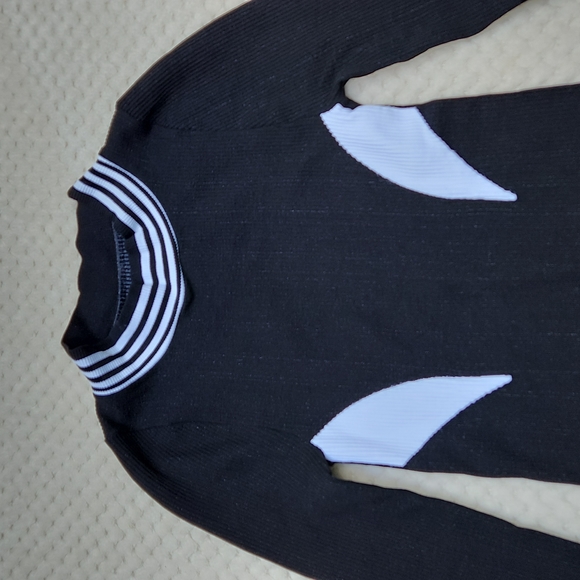 **HP**Nwot Free People Movement Ribbed Longsleeve Open Back Bodysuit - Picture 3 of 14